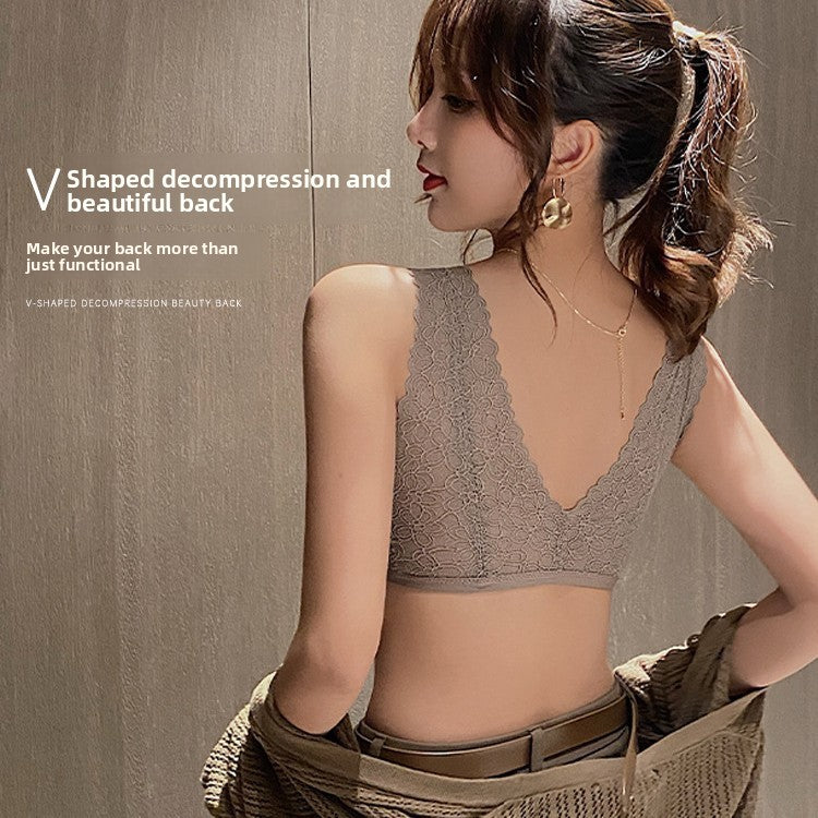 Adjustable Front Closure Wireless Bra Set