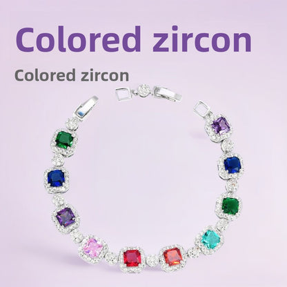 Adjustable full diamond bracelet for women
