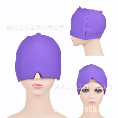 Adjustable Gel Ice Cap for Headache Relief