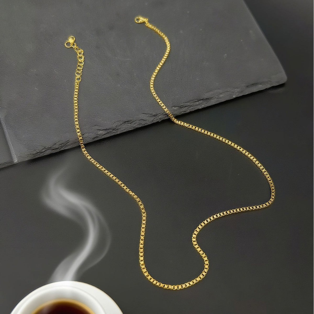 Adjustable Geometric Hammer Necklace