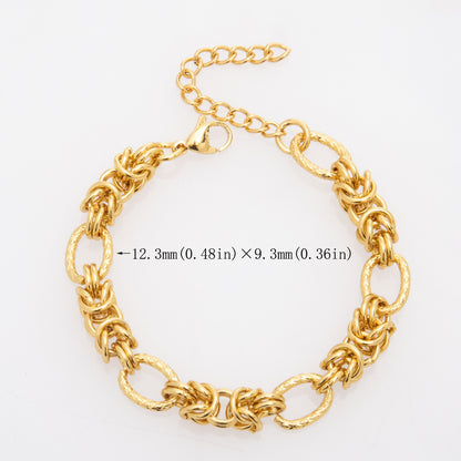 Adjustable Geometric Keel Chain Titanium Steel Jewelry