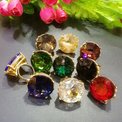 Adjustable Geometric Moissanite Ring