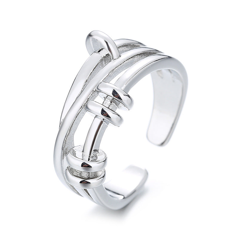 Adjustable Geometric Open Stacking Ring