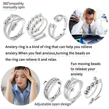 Adjustable Geometric Stress Relief Ring with Rotating Bead