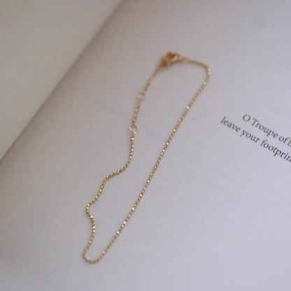 Adjustable Gold Bead Bracelet