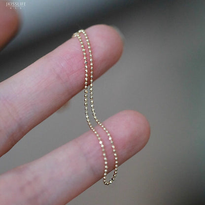 Adjustable Gold Bead Bracelet