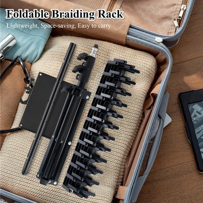 Adjustable Hair Braiding Stand with Floor Base