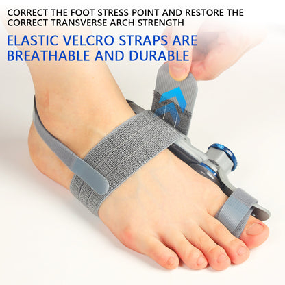 Adjustable hallux valgus corrector