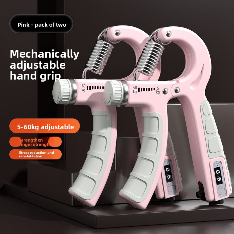 Adjustable Hand Grip Strength Trainer with Counter