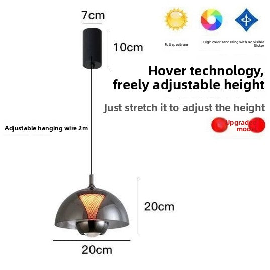 Adjustable Hand-Sweep Control Pendant Light