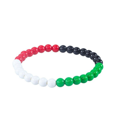 Adjustable Hand-Woven Flag Color Bracelet
