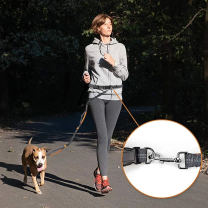 Adjustable Hands-Free Dog Leash with Harness