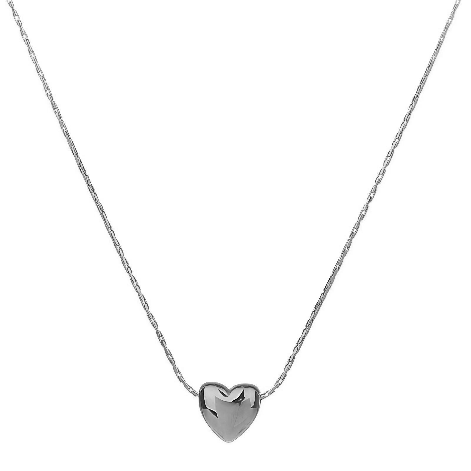 Adjustable Heart Pearl Embroidery Alloy Necklace