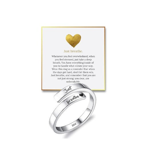 Adjustable Heart Ring