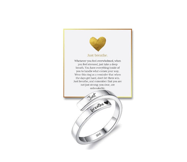 Adjustable Heart Ring