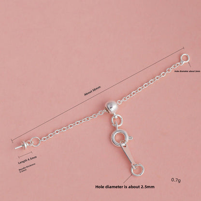 Adjustable Heart Tail Extension Chain for Jewelry
