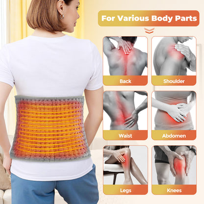 Adjustable Heating Pad with Velcro Waist Belt