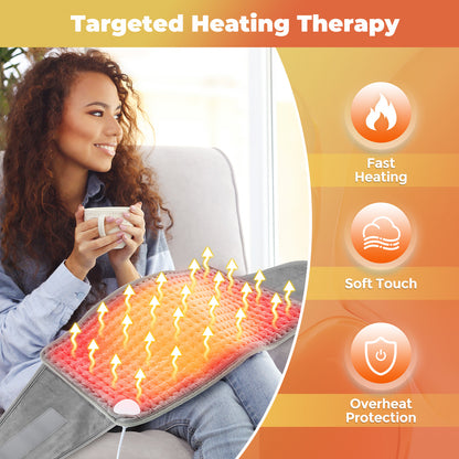 Adjustable Heating Pad with Velcro Waist Belt