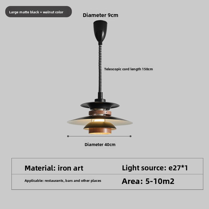 Adjustable Height Nordic LED Chandelier
