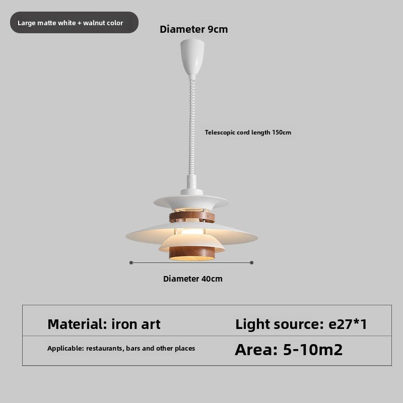 Adjustable Height Nordic LED Chandelier