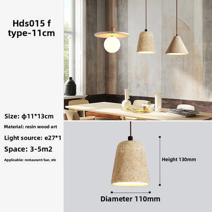 Adjustable Height Resin LED Chandelier