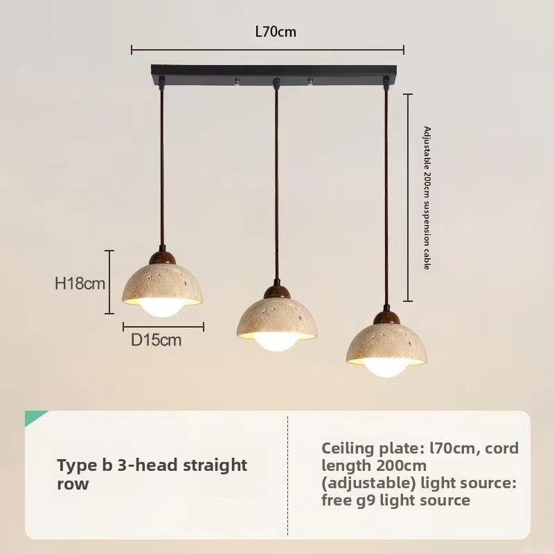 Adjustable Height Resin LED Chandelier