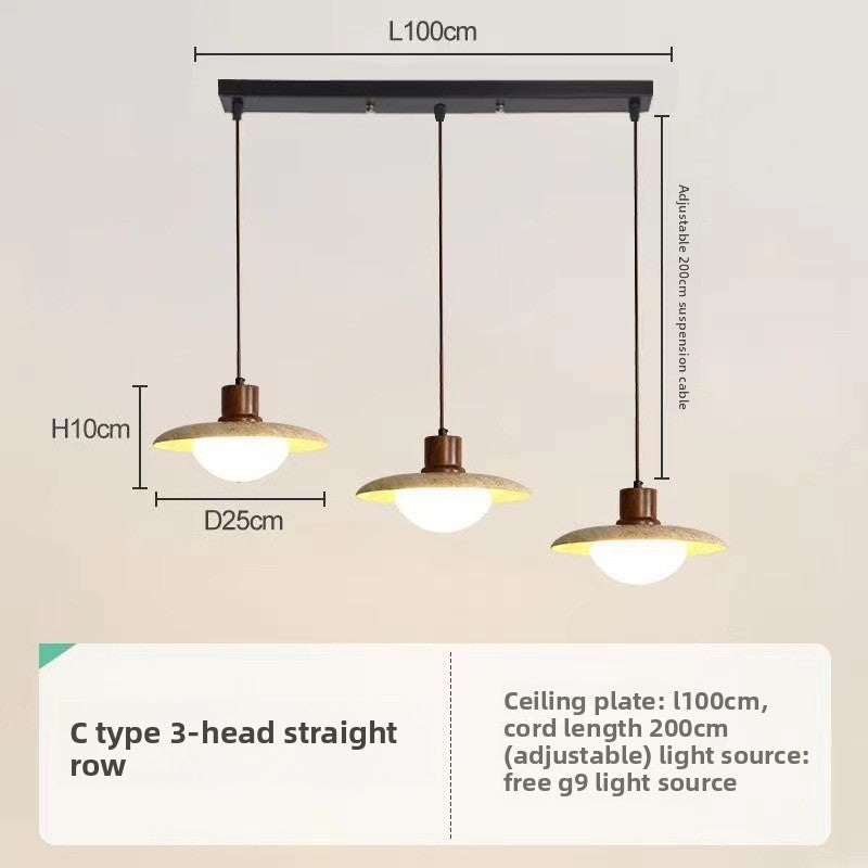 Adjustable Height Resin LED Chandelier