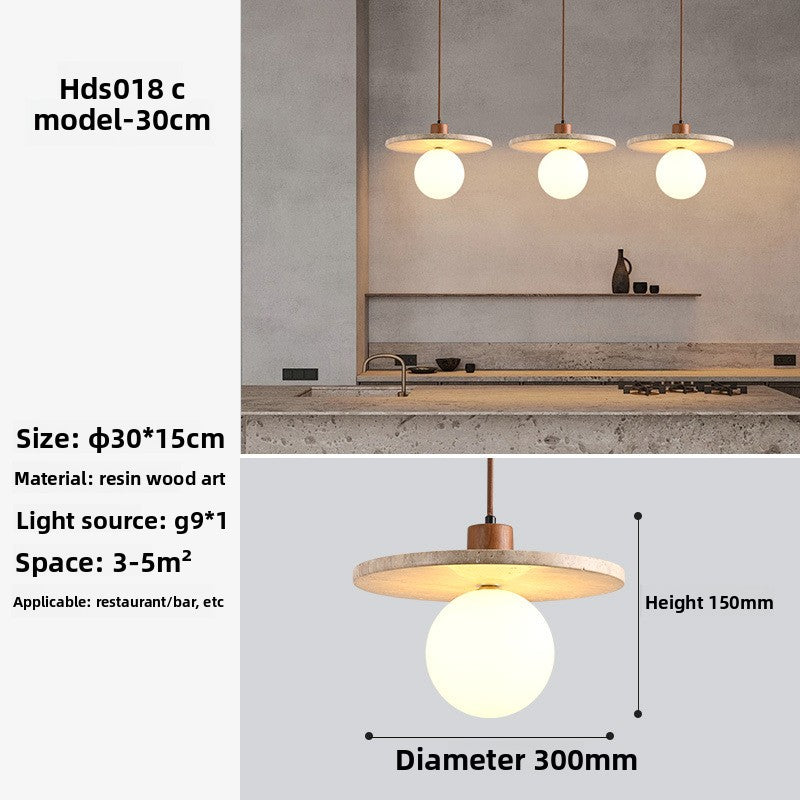 Adjustable Height Resin LED Chandelier
