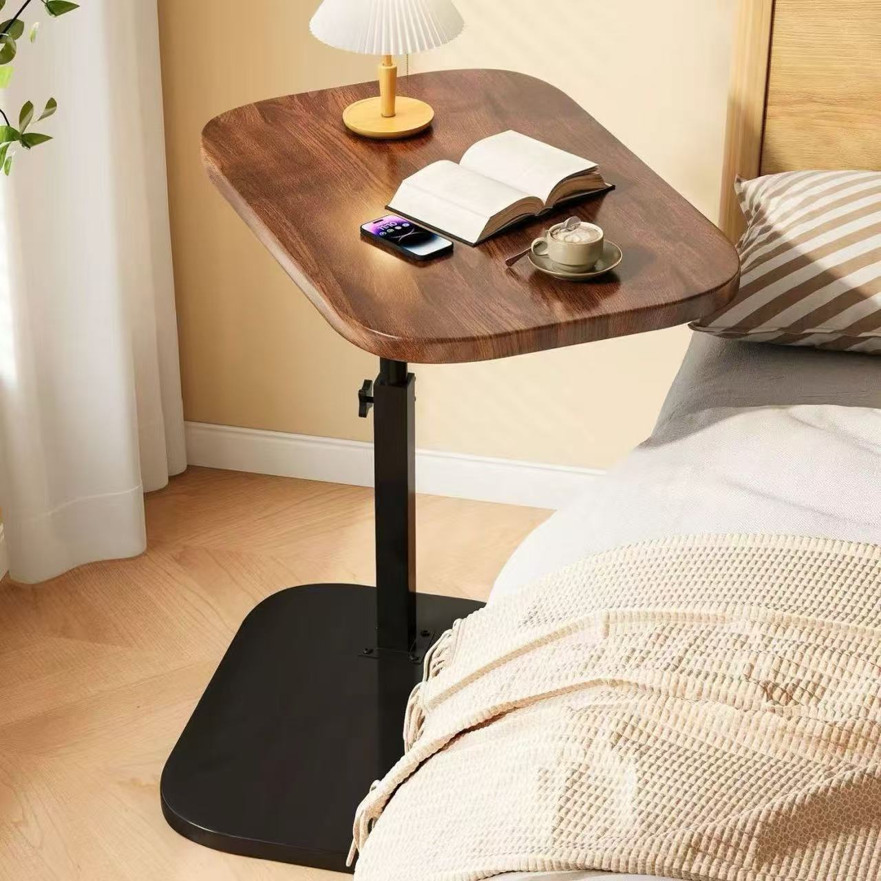 Adjustable Height Sofa Side Table