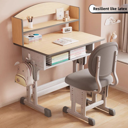 Adjustable Height Study Desk and Chair Set