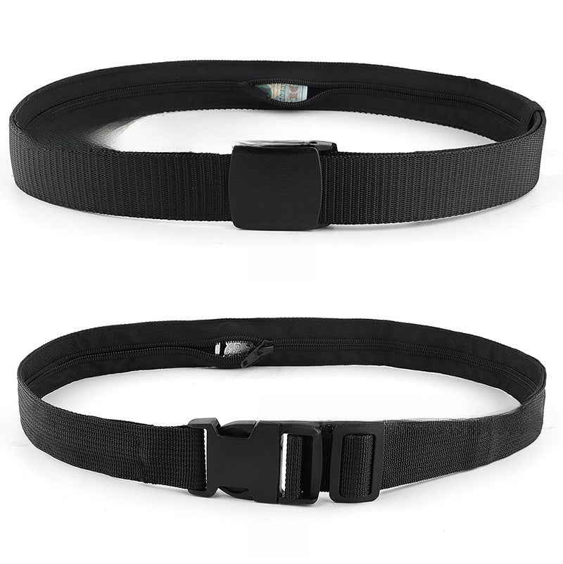 Adjustable Hidden Money Belt with Quick Release Buckle
