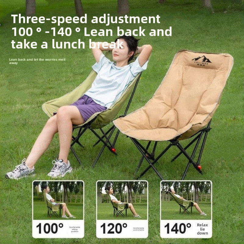Adjustable High Back Folding Camping Chair