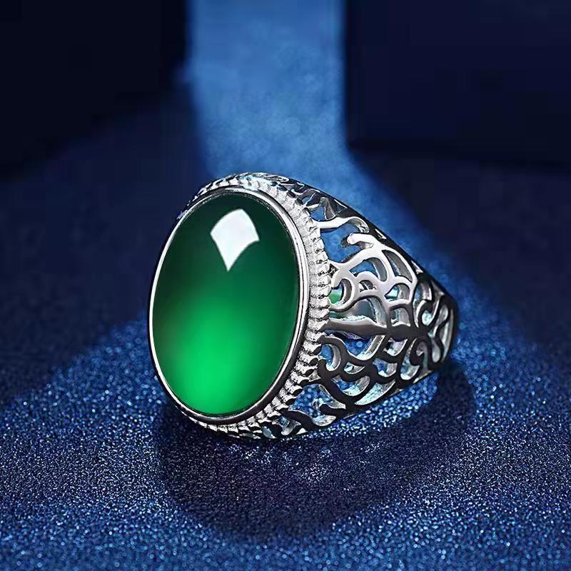 Adjustable Imitation Gemstone Ring