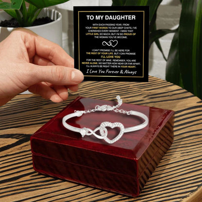 Adjustable Infinity Heart Bracelet