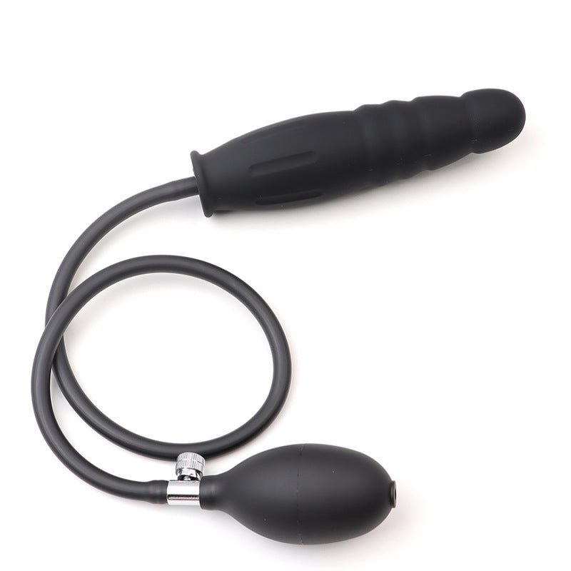 Adjustable Inflatable Silicone Anal Plug