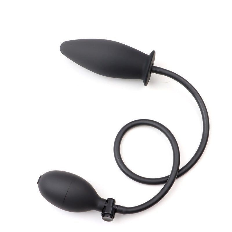 Adjustable Inflatable Silicone Anal Plug