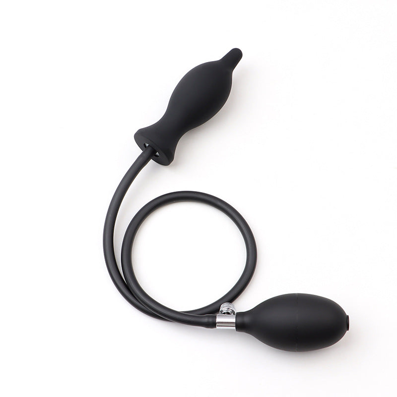 Adjustable Inflatable Silicone Anal Plug