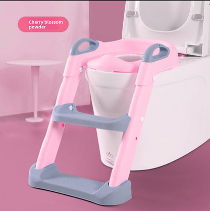 Adjustable Kids Toilet Training Seat with Ladder