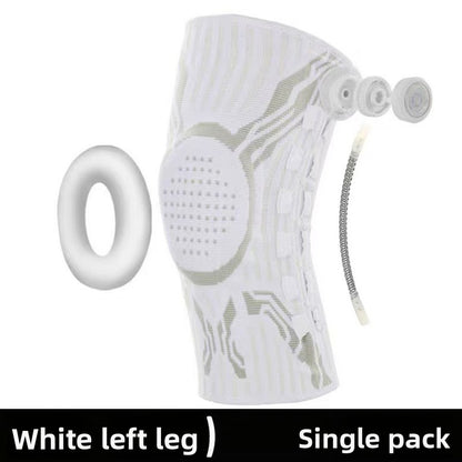 Adjustable Knee Support Brace with Spring and Silicone