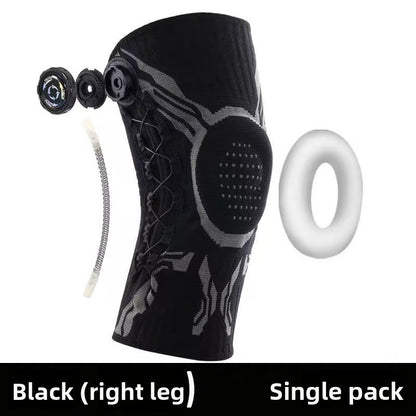 Adjustable Knee Support Brace with Spring and Silicone