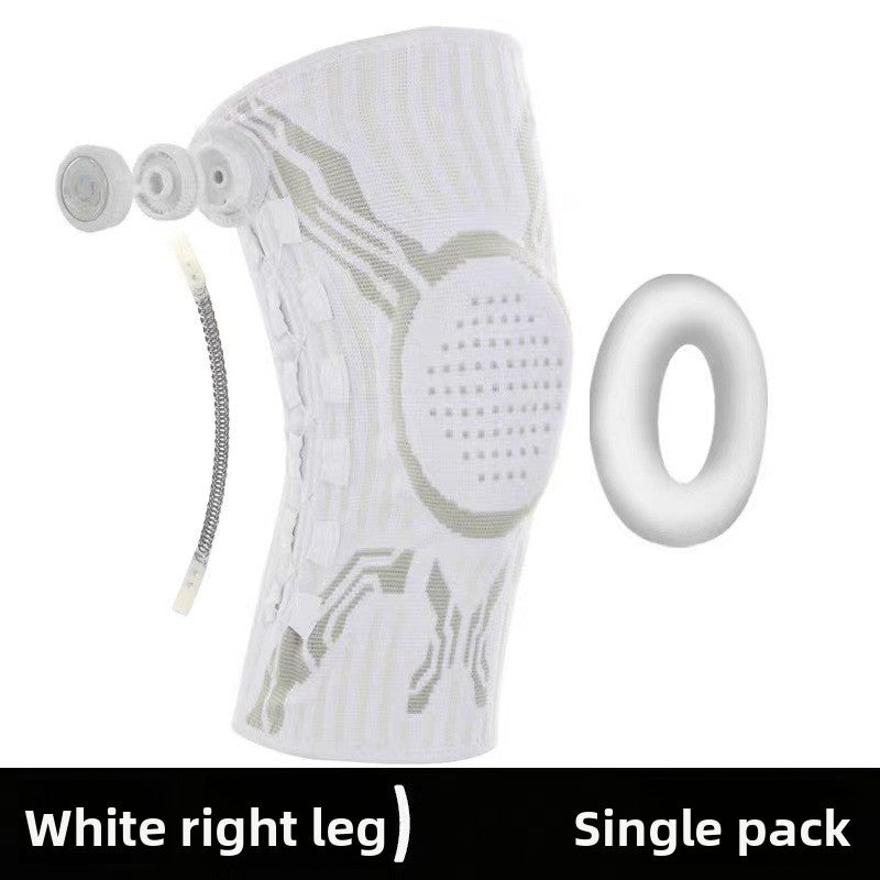 Adjustable Knee Support Brace with Spring and Silicone