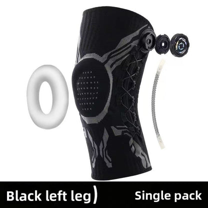 Adjustable Knee Support Brace with Spring and Silicone