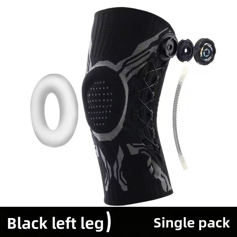 Adjustable Knee Support Brace with Spring and Silicone