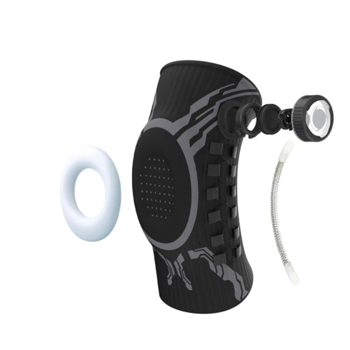 Adjustable Knob-Type Sports Knee Brace with Silicone Grip