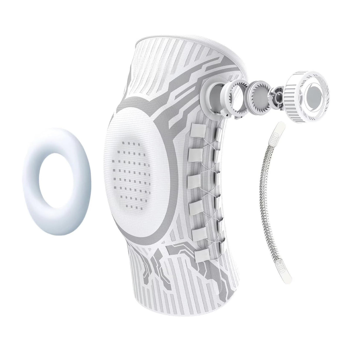 Adjustable Knob-Type Sports Knee Brace with Silicone Grip