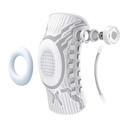 Adjustable Knob-Type Sports Knee Brace with Silicone Grip