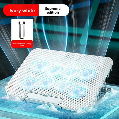 Adjustable Laptop Cooling Stand with Multi-Fan