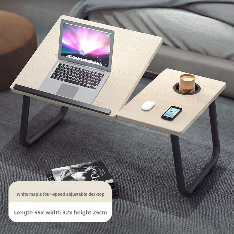 Adjustable Laptop Desk with Cup Holder