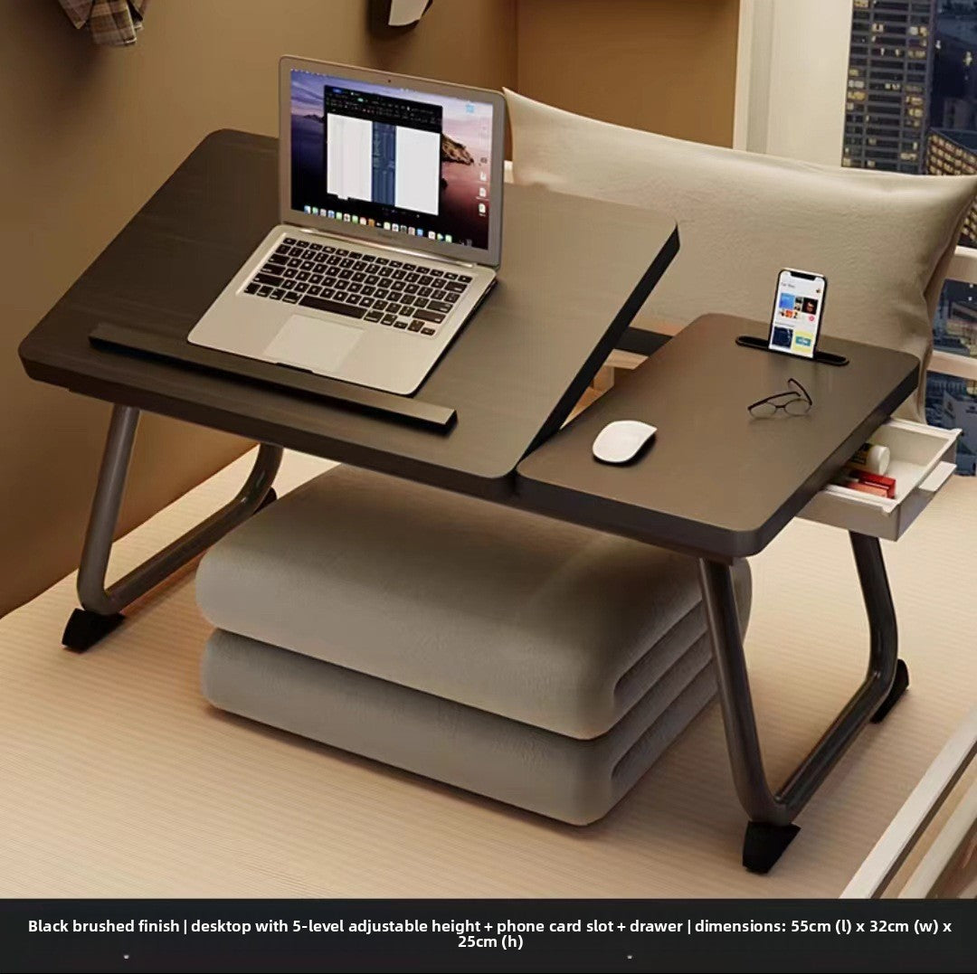 Adjustable Laptop Desk with Cup Holder