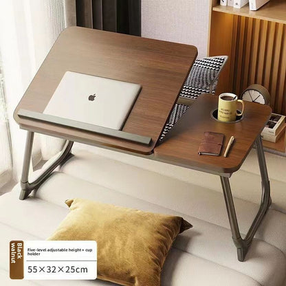 Adjustable Laptop Desk with Cup Holder